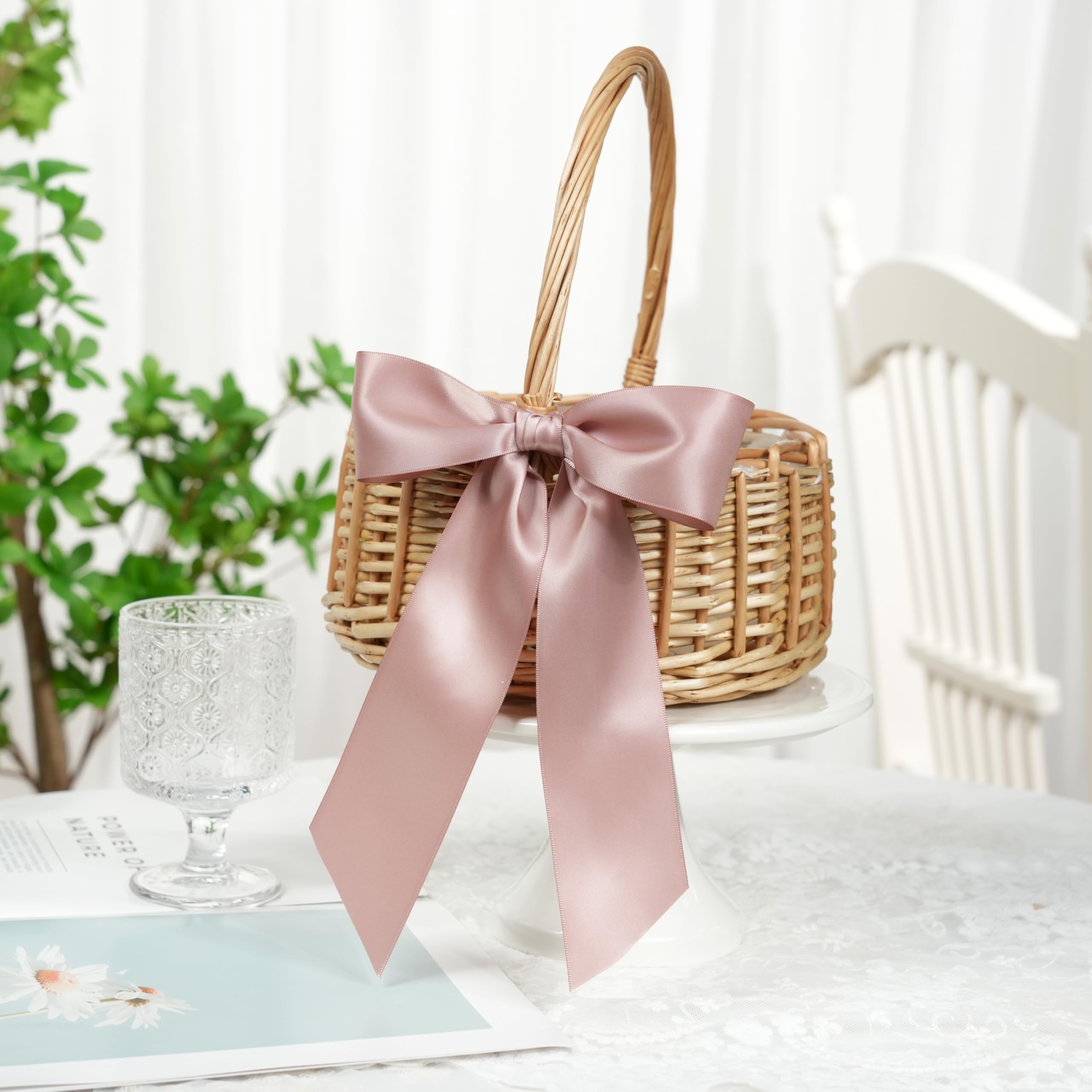 Amazon.com: DINDOSAL Dusty Rose Ribbon Double Face Satin Ribbon 2 Amazon.com: DINDOSAL Dusty Rose Ribbon Double Face Satin Ribbon 2